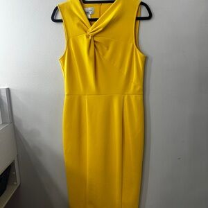 Donna Morgan Vibrant Yellow Dress